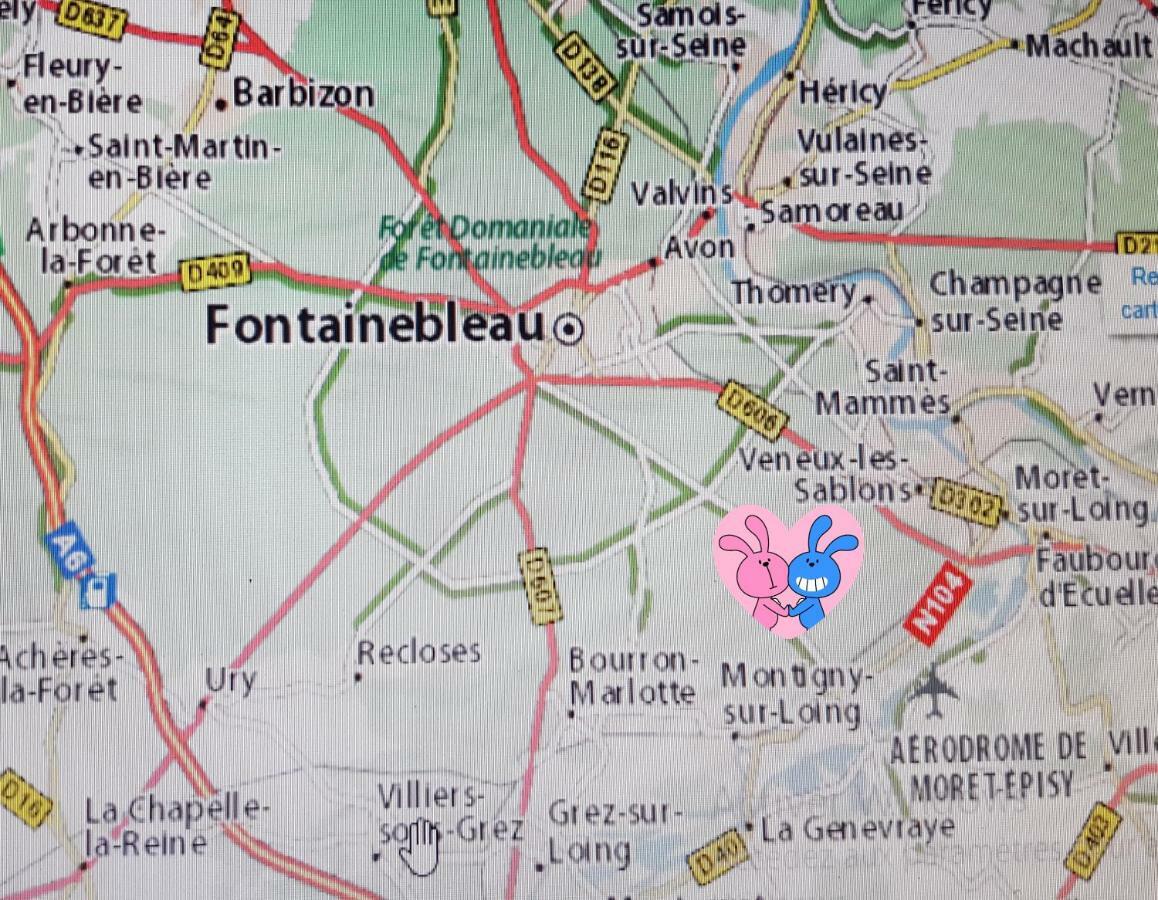 La Montignonne Leilighet Montigny-sur-Loing Eksteriør bilde